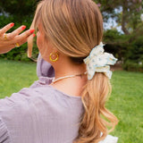 Scallop Double Ruffle Scrunchie