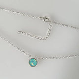 Opal Charm Necklace – Gold Plated