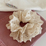 Big Lace Hollow Hair Tie Scrunchies