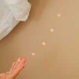 Crystal Flower Hair Chain