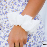 Pure White Jumbo Scrunchie