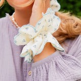 Scallop Double Ruffle Scrunchie