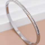 18k Gemstone Bangle