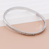 18k Gemstone Bangle