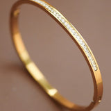 18k Gemstone Bangle