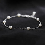 Pearl Station Bracelet – Gold PlatedPearl Station Bracelet – Gold Plated