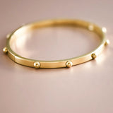 18k Studded Bangle