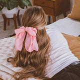 Pink Jumbo Bow Clip