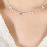 Mama 18K Gold Dipped Stainless Steel Chain Necklace