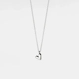 Heart Charm Pendant Necklace – Sterling Silver