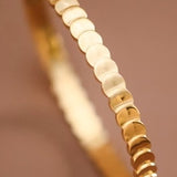 18K Gilded Petal Bangle