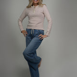 The Delilah Ruffle Long Sleeve Top