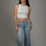 The Ophelia Ribbed Crop Tank