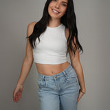 The Ophelia Ribbed Crop Tank
