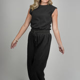 The Taylor Knit Drawstring Jumpsuit