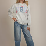 The Liberty Oversized Patchwork Sweatshirt