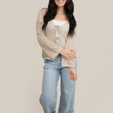 The Amelia Bow Tie Cardigan