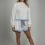 The Rosalie Ruffled Lounge Top & Shorts Set