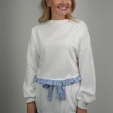 The Rosalie Ruffled Lounge Top & Shorts Set