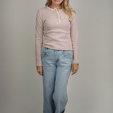 The Delilah Ruffle Long Sleeve Top