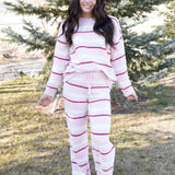 The Isabel Stripe Sweater Set