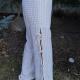 The Penelope Bow-Side Plaid Pants