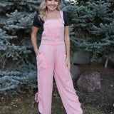 The Marlow Pastel Wide-Leg Overalls