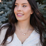 Multi Style Rhinestone Charm Necklace