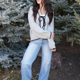 The Cecily Bow-Tie Cardigan