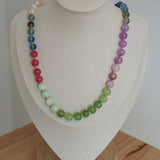 Moody Natural Stone & Glass Mixed Necklace
