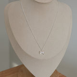 Bow Tie Charm Necklace – Sterling Silver