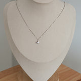 Heart Charm Pendant Necklace – Sterling Silver