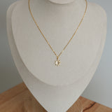 Dainty Sun Charm Layering Necklace – 925 Sterling Silver