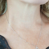 Dainty Sun Charm Layering Necklace – 925 Sterling Silver