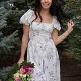 The Violet Bloom Maxi Dress