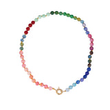 Moody Natural Stone & Glass Mixed Necklace