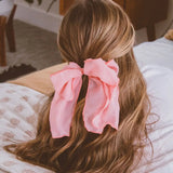 Pink Jumbo Bow Clip