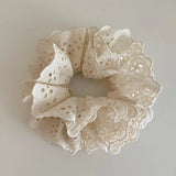 Big Lace Hollow Hair Tie Scrunchies
